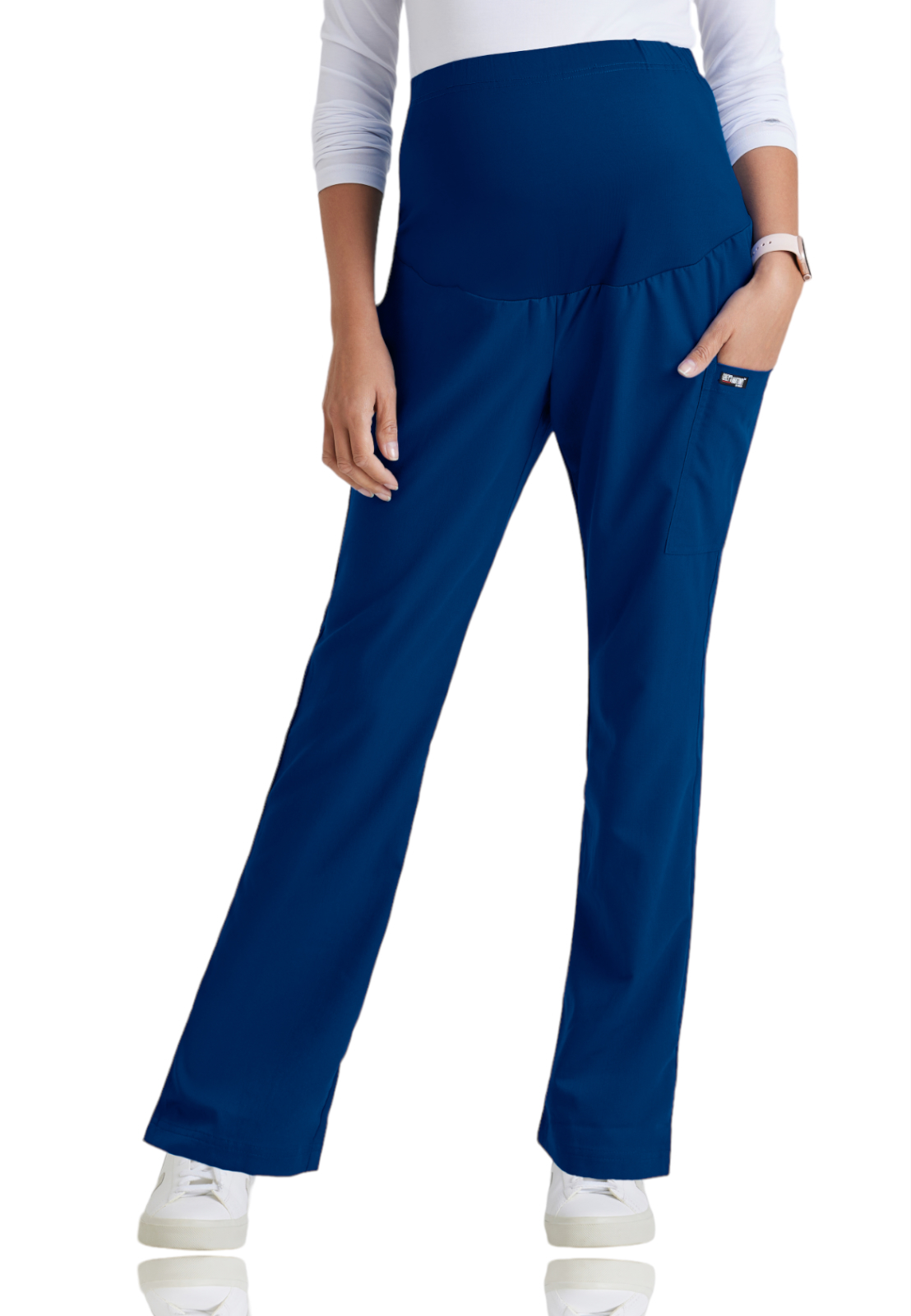 Grey's Anatomy Classic - Women's One-Pocket Lilah Maternity Scrub Pant 13