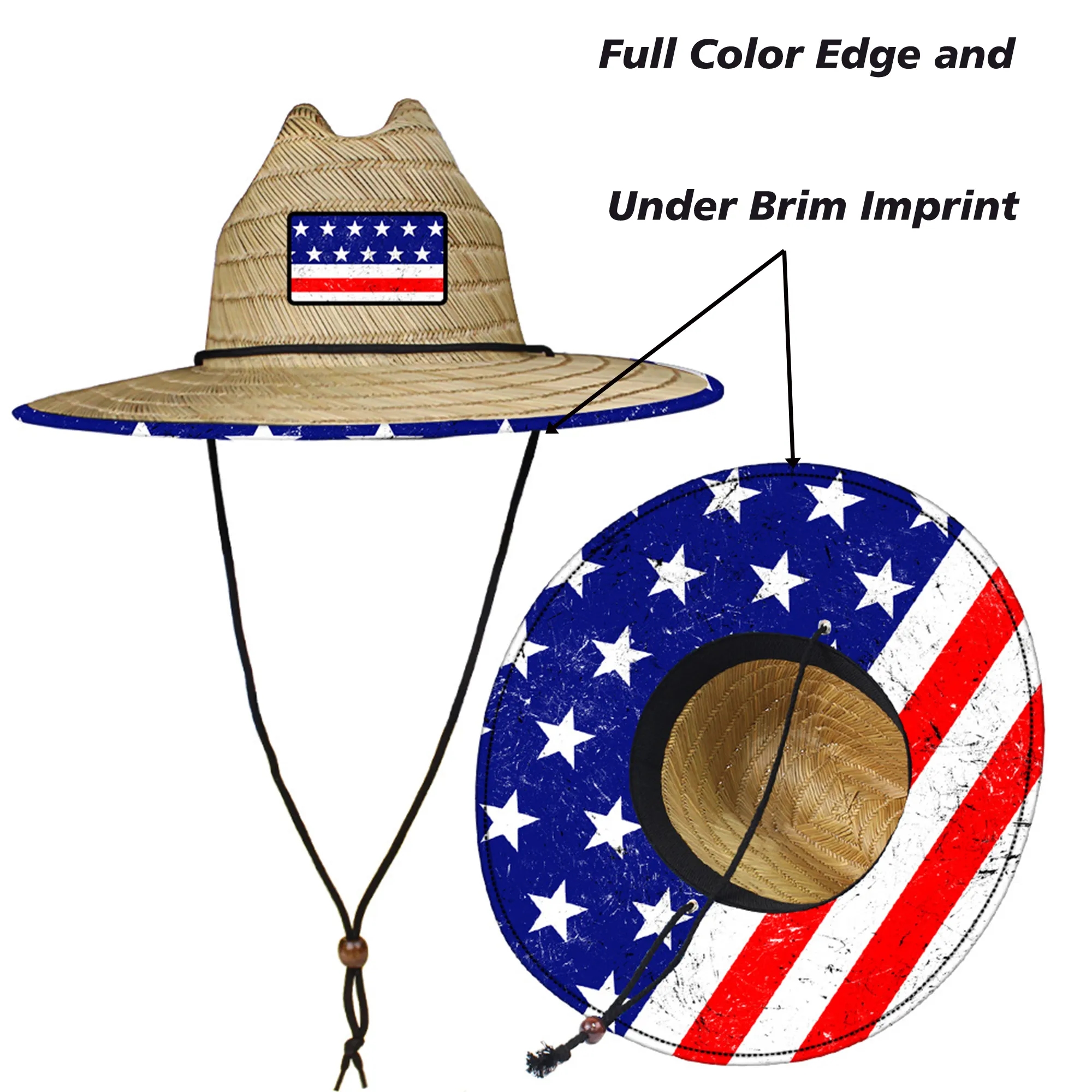 Full Custom Straw Hat MOQ50 4