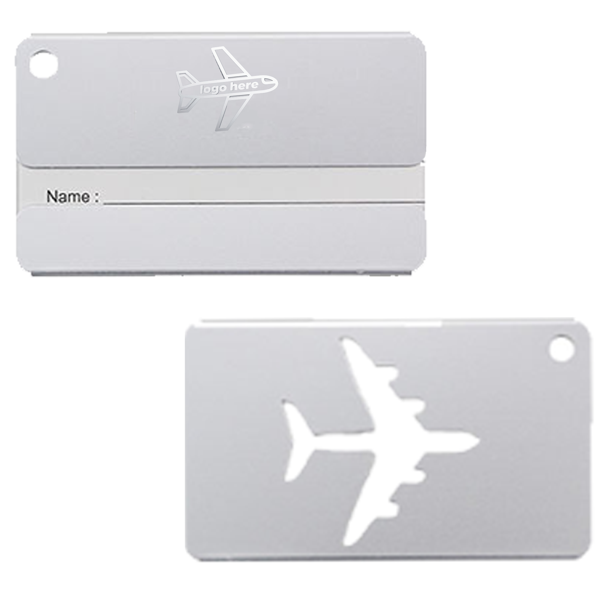 Custom Engraved Metal Baggage Tags 4