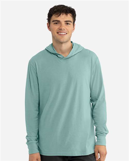 Unisex CVC Hoodie Long Sleeve T-Shirt - 6221 17