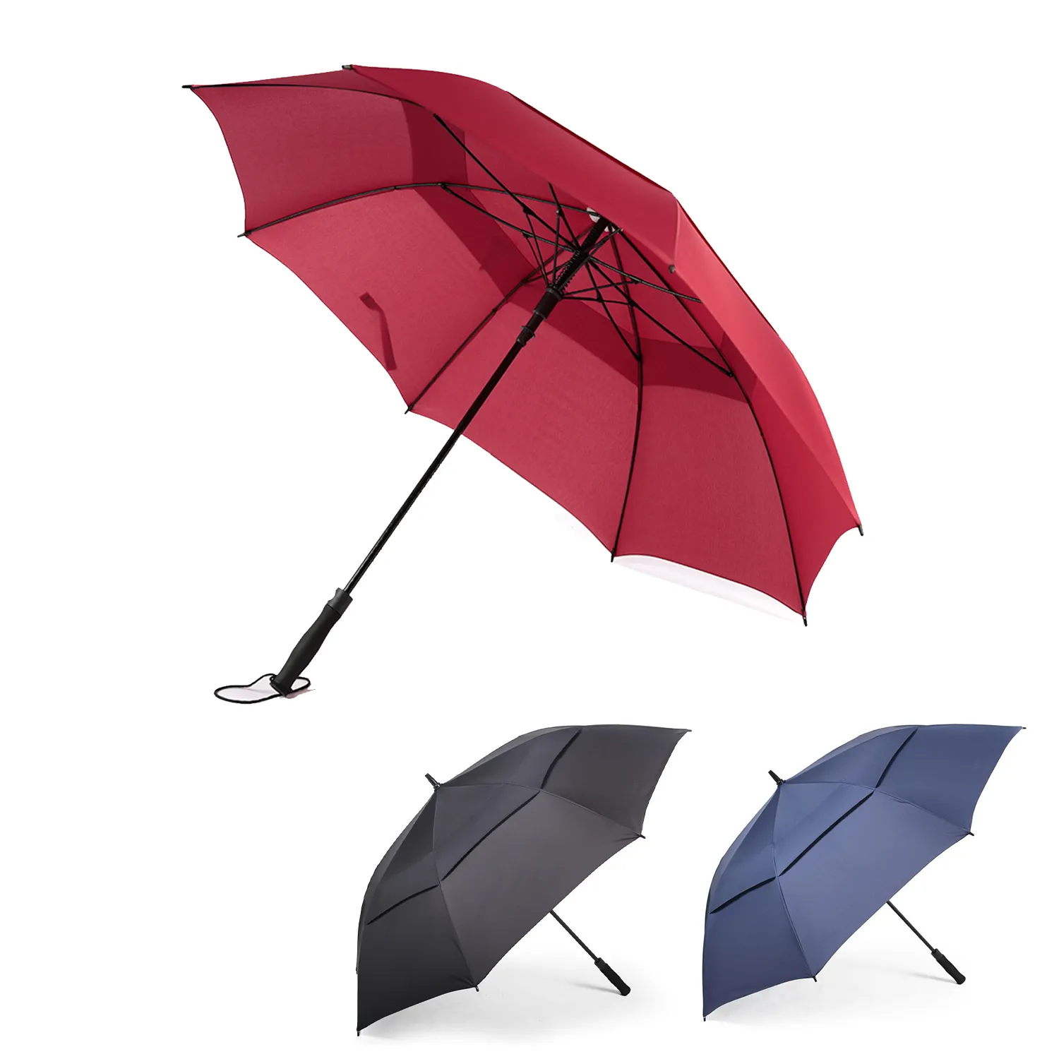 Automatic Open Vented Golf Umbrella 2
