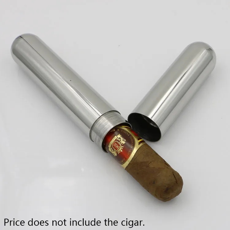Stainless Steel Travel Cigar Case 5