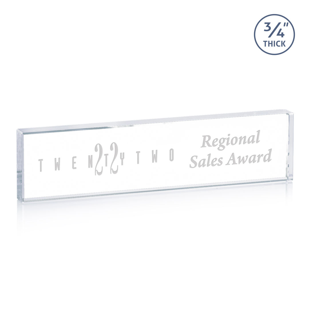 Lancaster Nameplate - Deep Etch 9