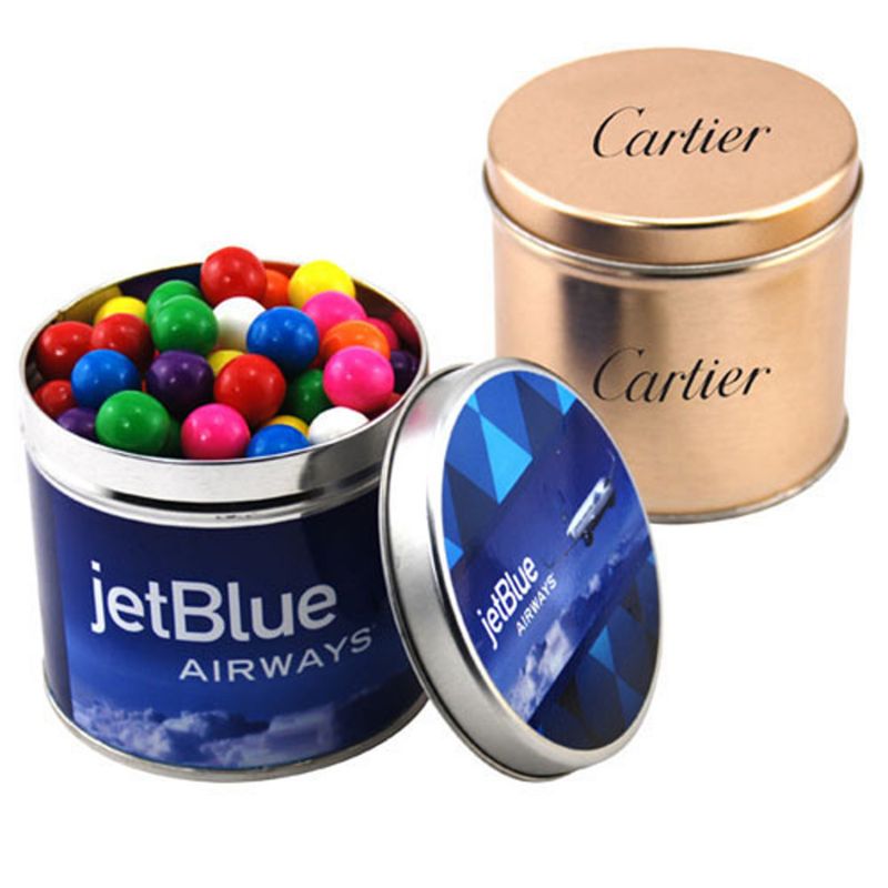 Round Tin with Gumballs 2