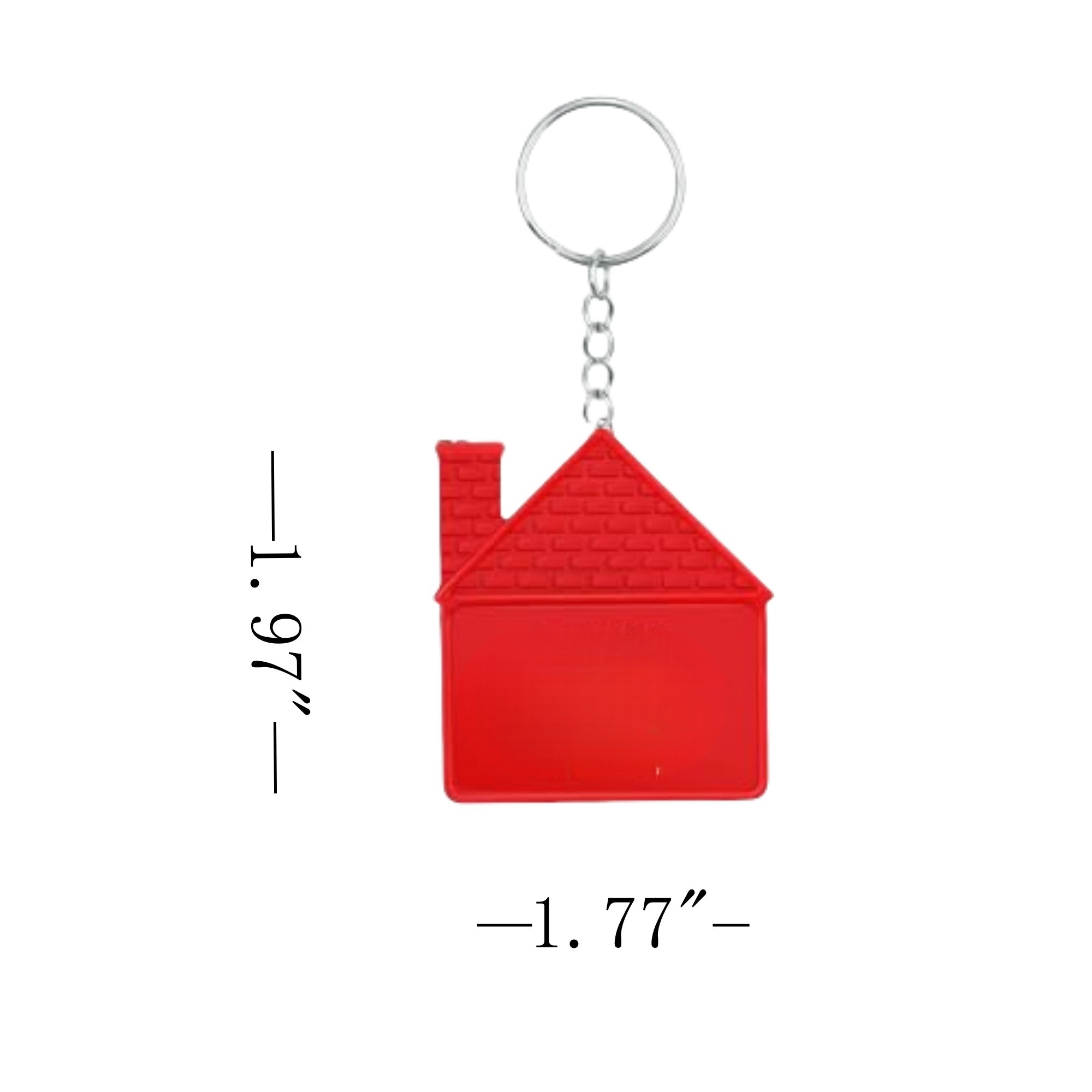 Small House Shaped Measure Tape Keychain 4