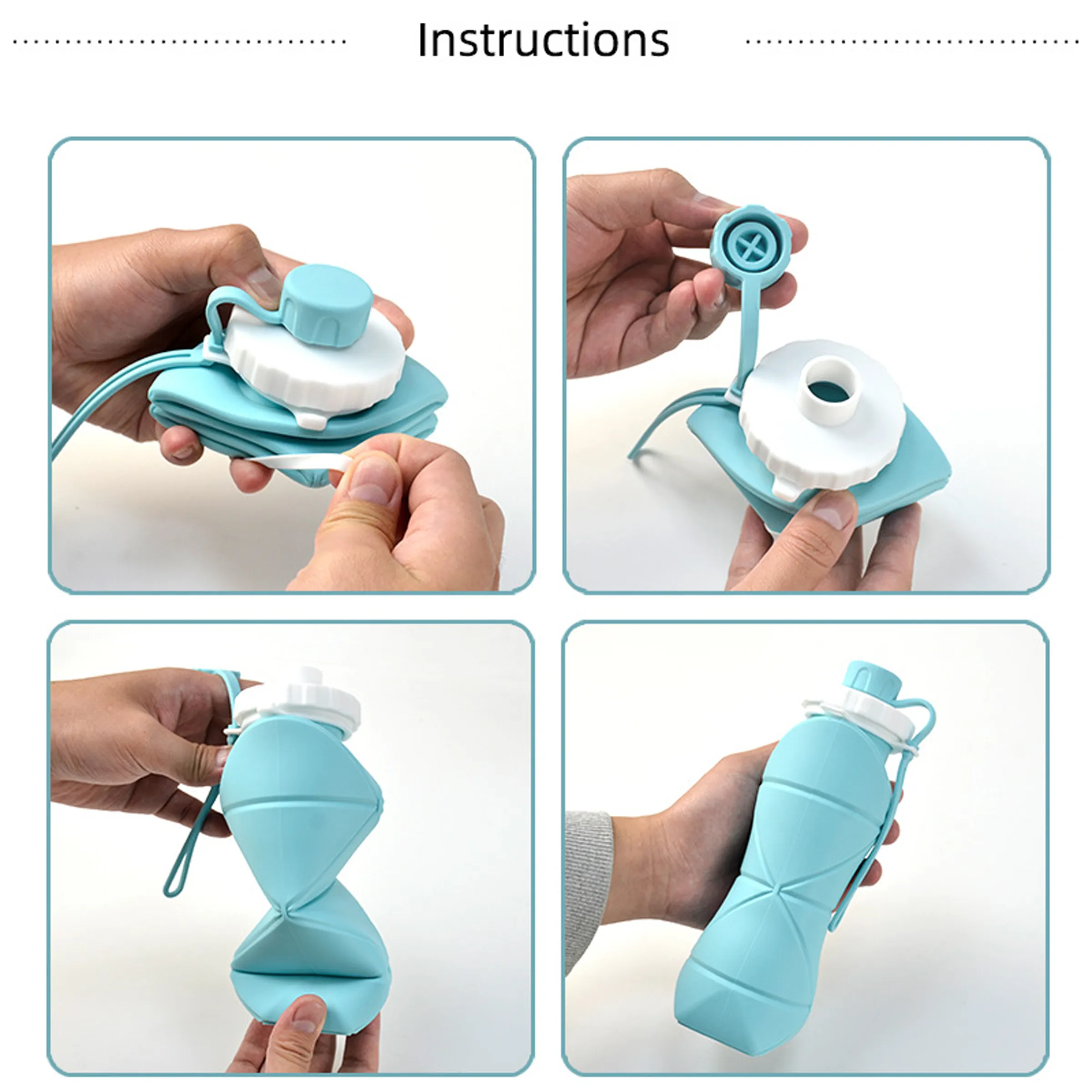 Silicone Collapsible Waterproof Travel Cup 7
