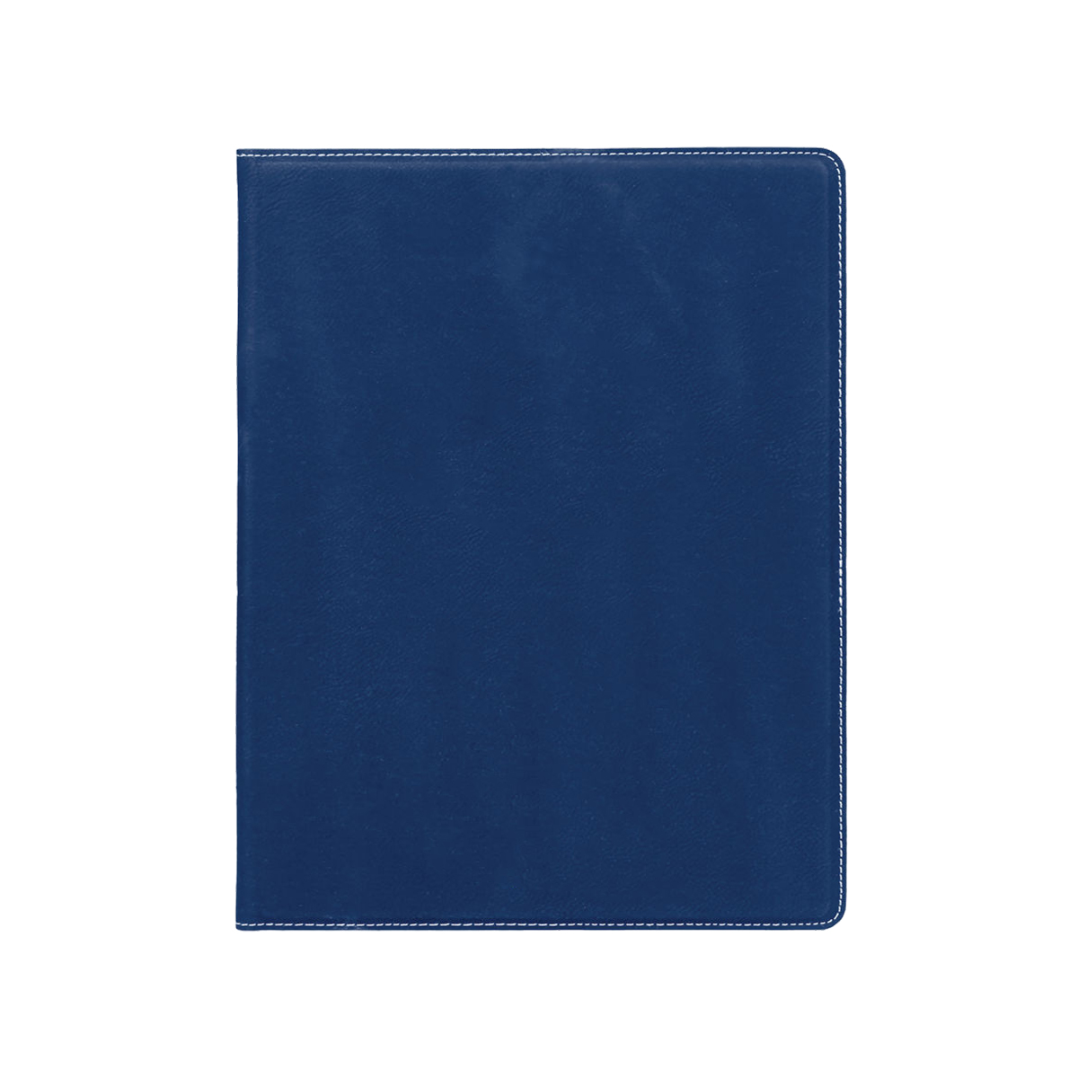 7" x 9" Leatherette Blue/Silver Portfolio 2