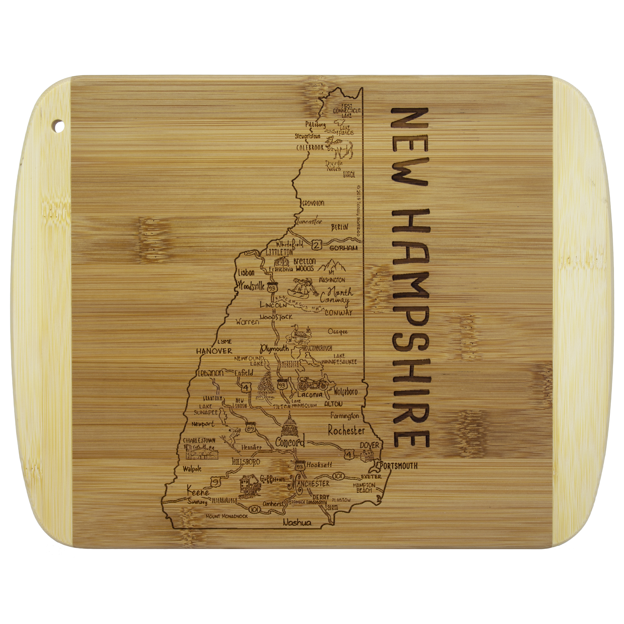 A Slice of Life New Hampshire Serving & Cutting Board 2