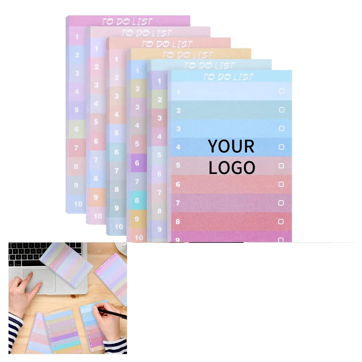 Paper Reminder Note Pads with Strong Adhesion 1