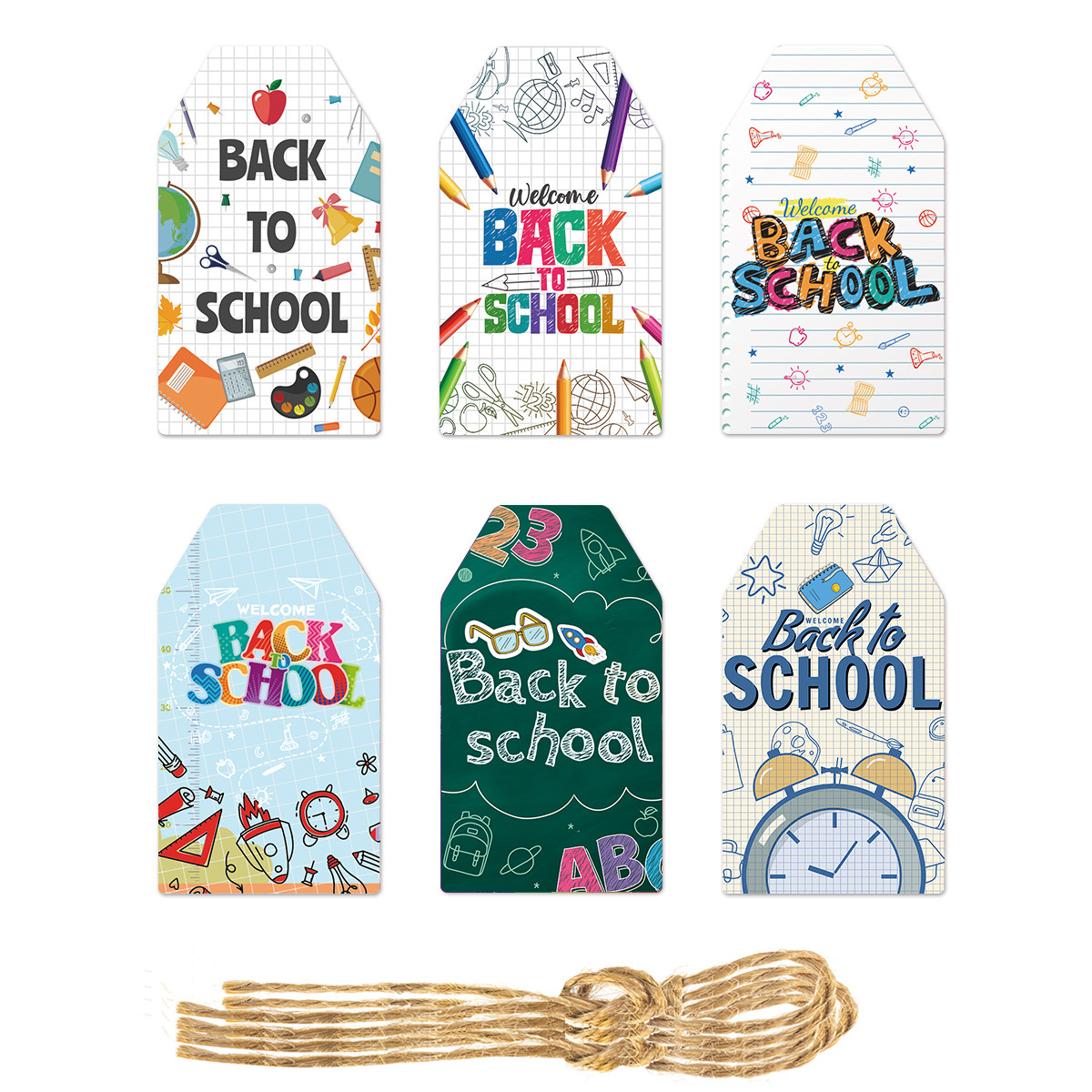 60pcs 1.57" x 2.15" Paper Gift Tag 3
