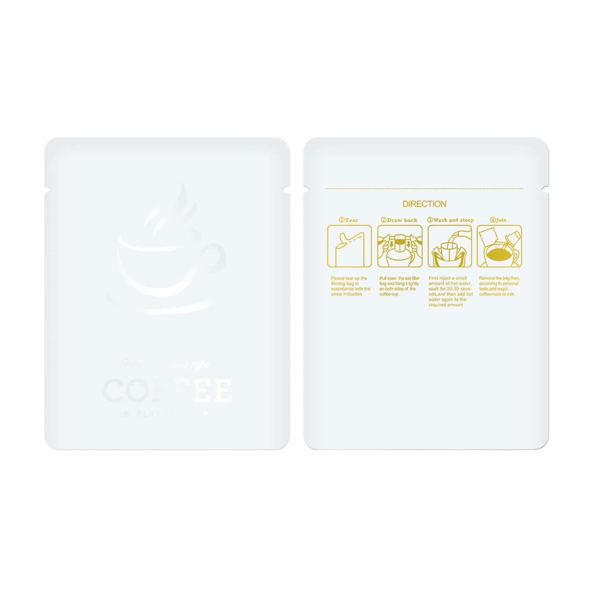 Multifunctional Hanging Ear Coffee Nut Packaging Bag 9