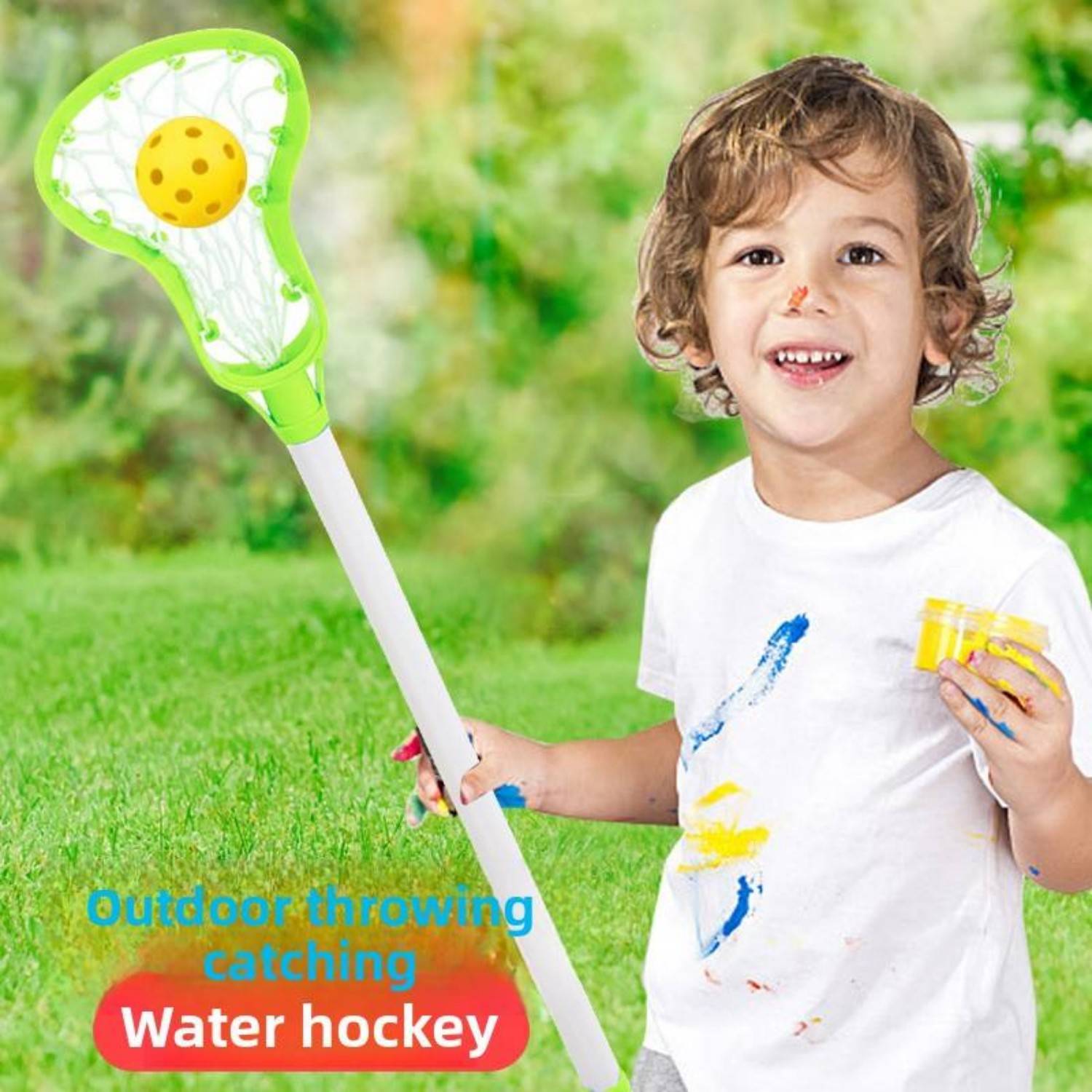Kids Mini Lacrosse Stick Ball Sports Toy Set 6