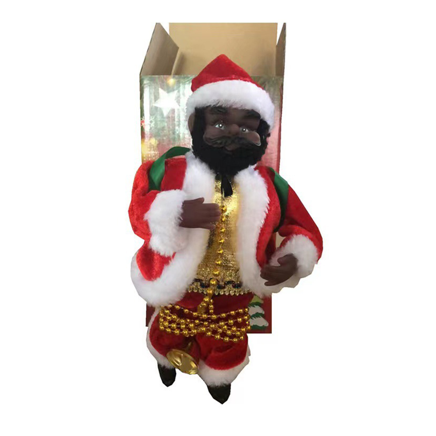 Electric Climbing Santa Claus Decoration 4
