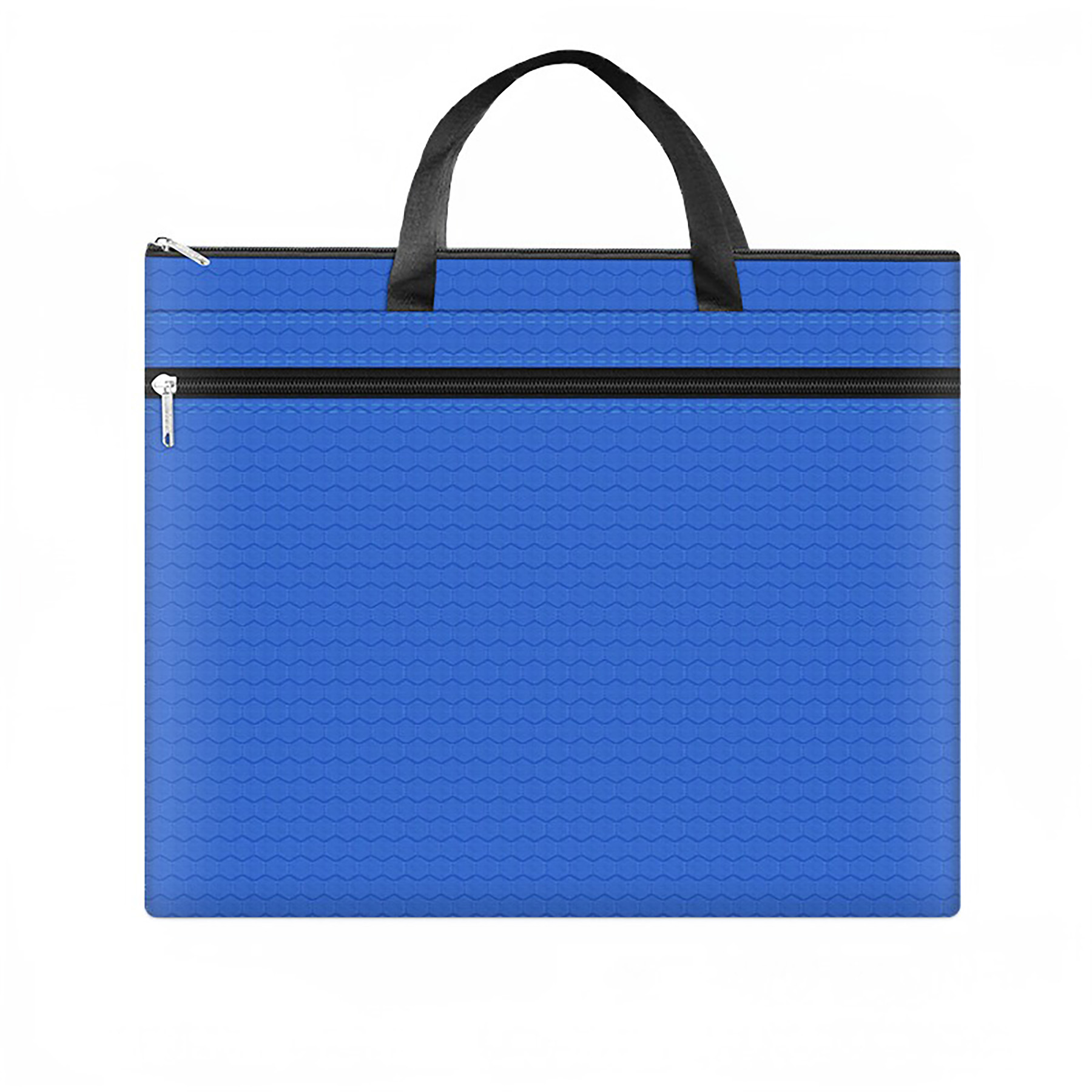 PVC Waterproof Football Pattern Zipper Briefcase 7