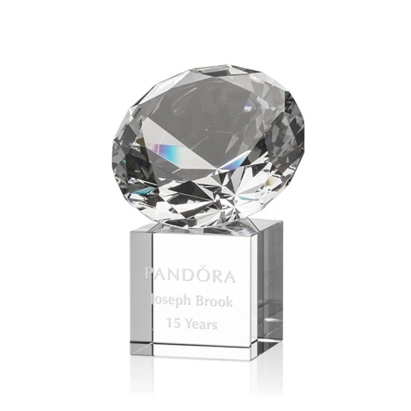 Diamond Pedestal Crystal Award 4