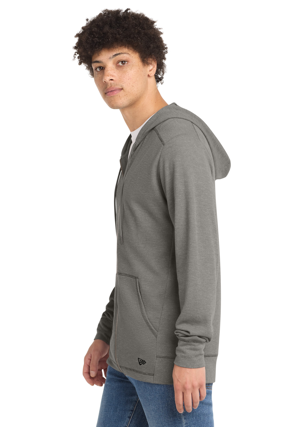 New Era Thermal Full-Zip Hoodie NEA141 1