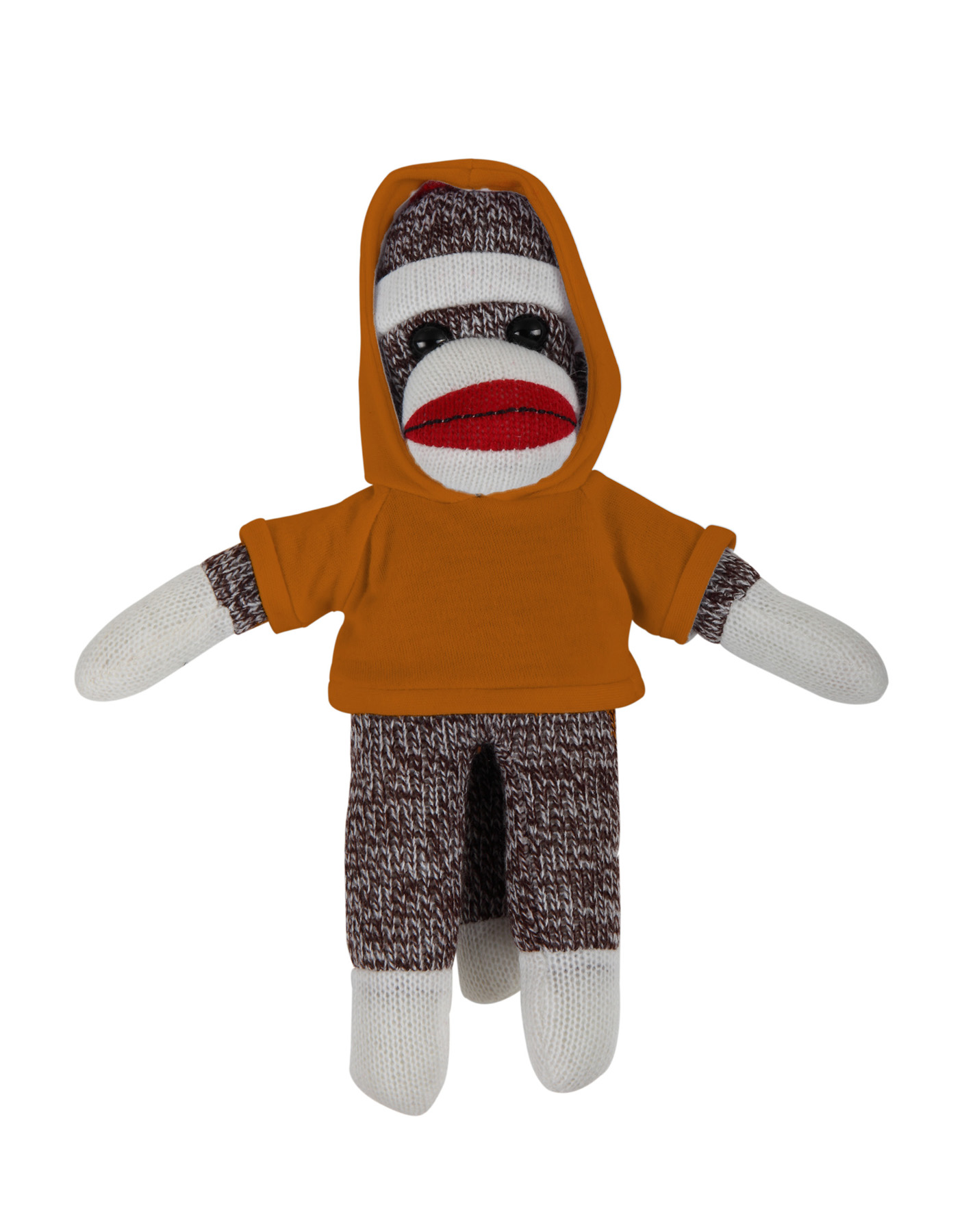 soft plush Original Sock Monkey with hoodie 6