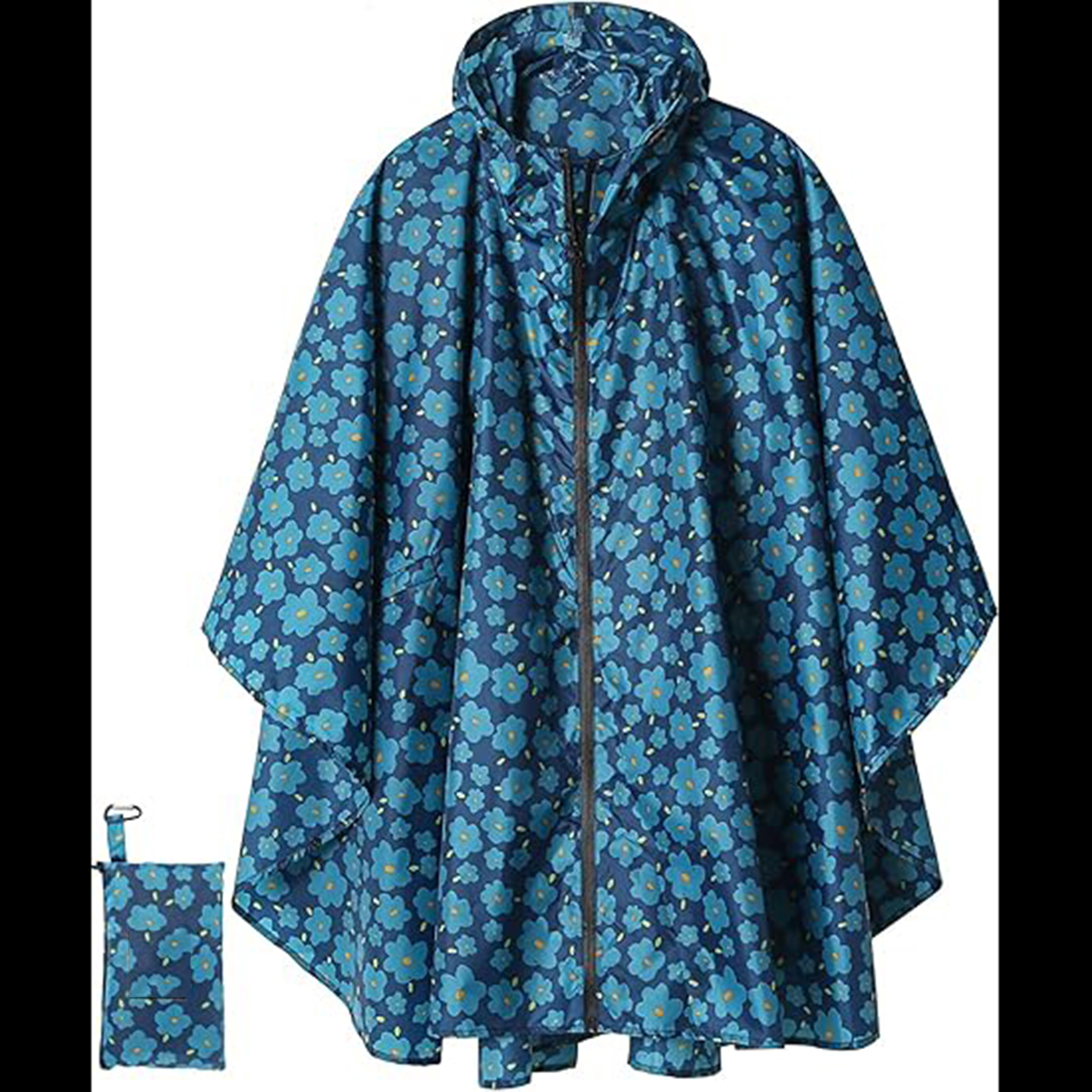 Unisex Hooded Poncho 11