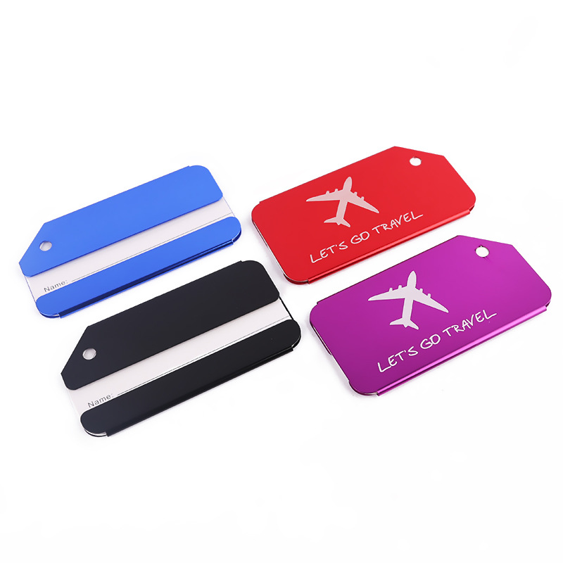 Privacy Luggage Tags Metal ID Bag Tag 6