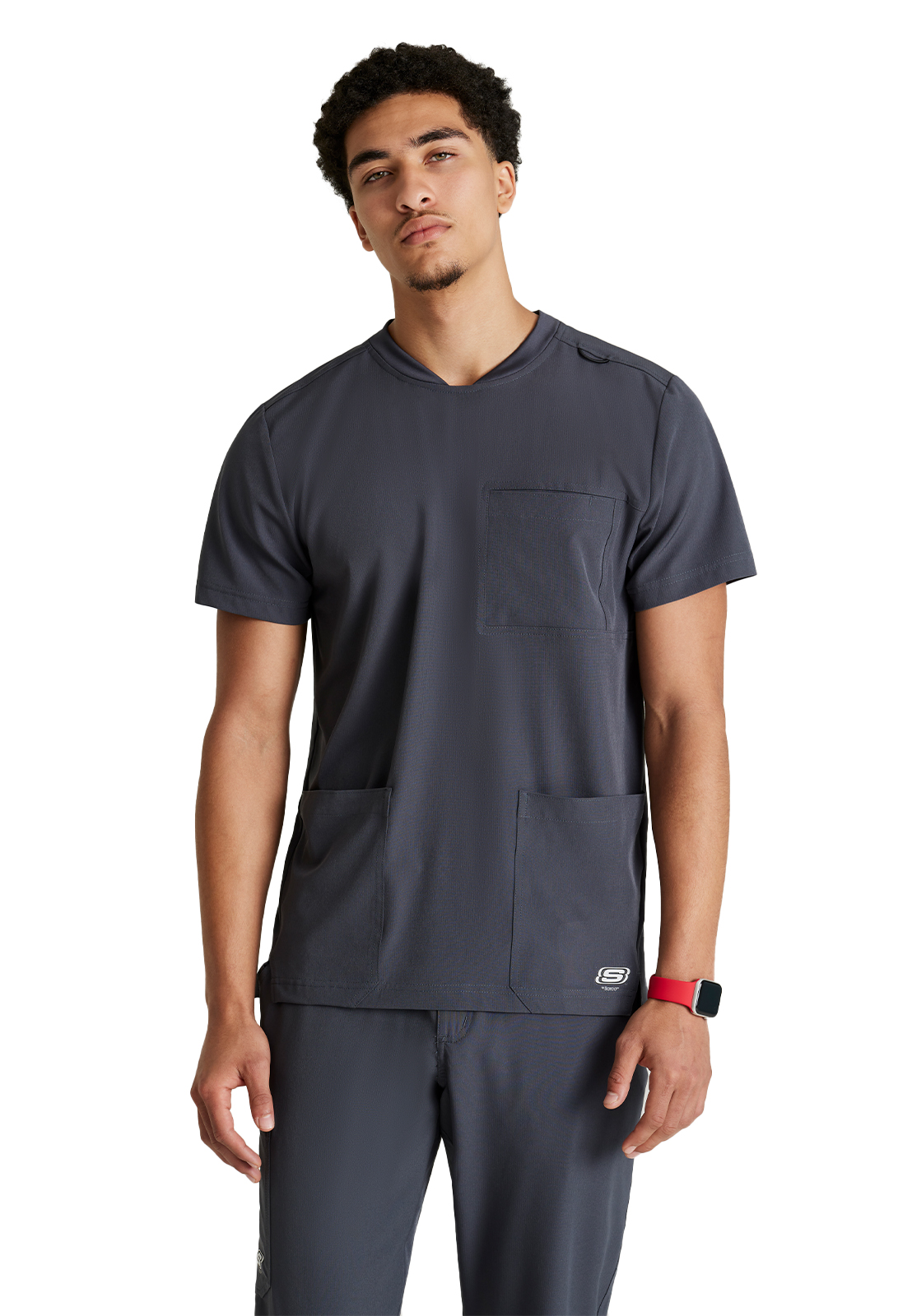 Skechers - Men's Three-Pocket Round Neck Thesis Scrub Top 8