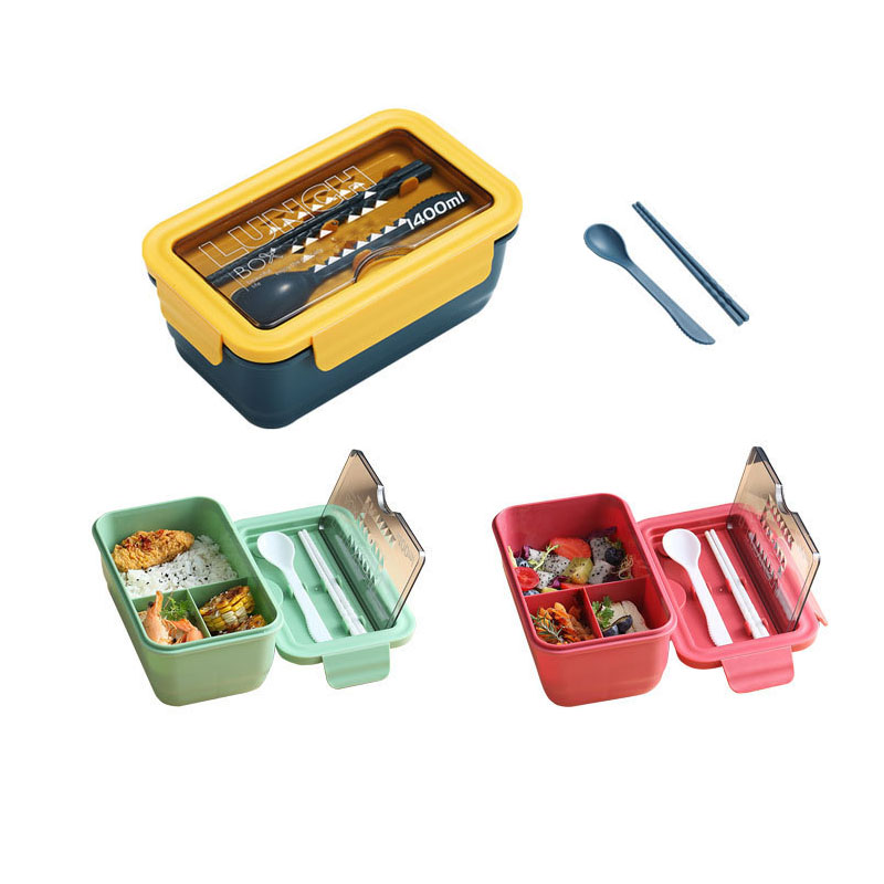 3-Compartment Leak-Proof Lunch Box 2