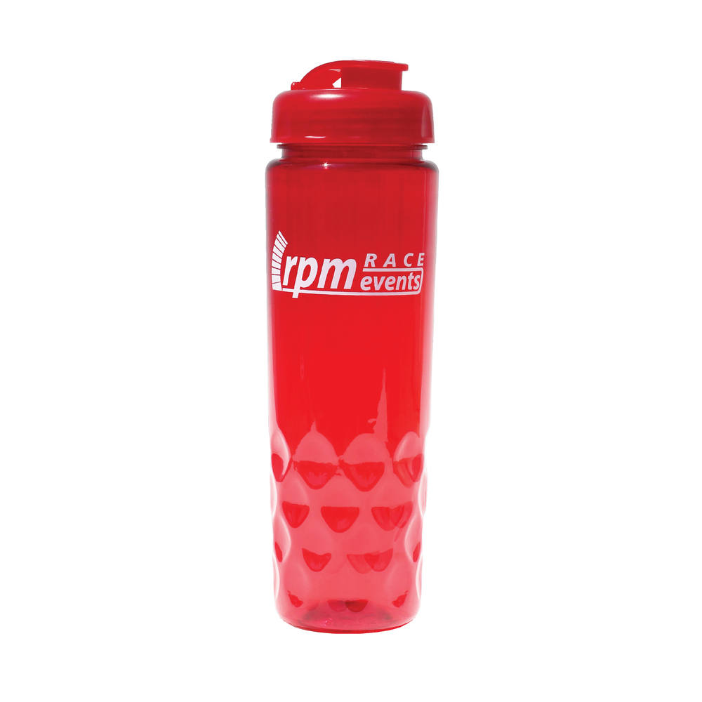 24 oz. Poly-Saver PET Bottle with Flip Top Cap 12