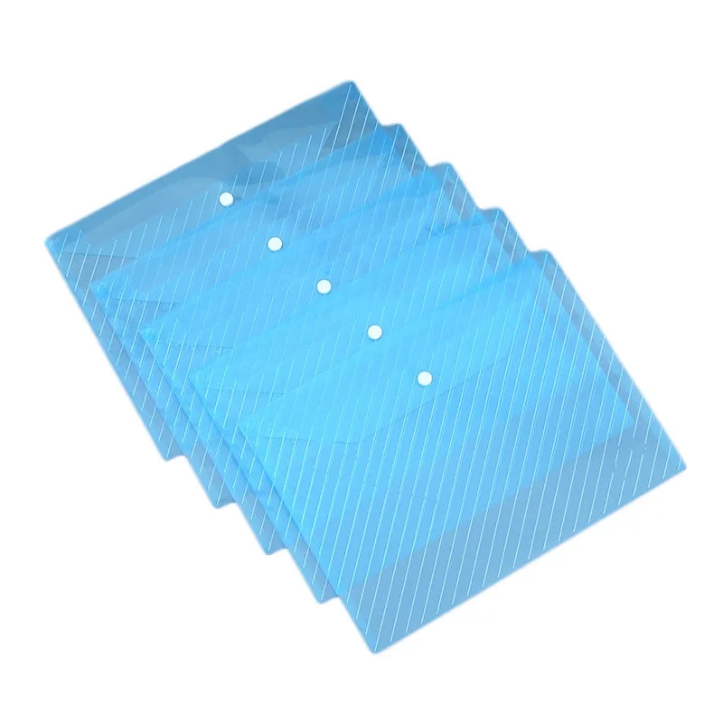 A4 Transparent Snap-button File Folder 2