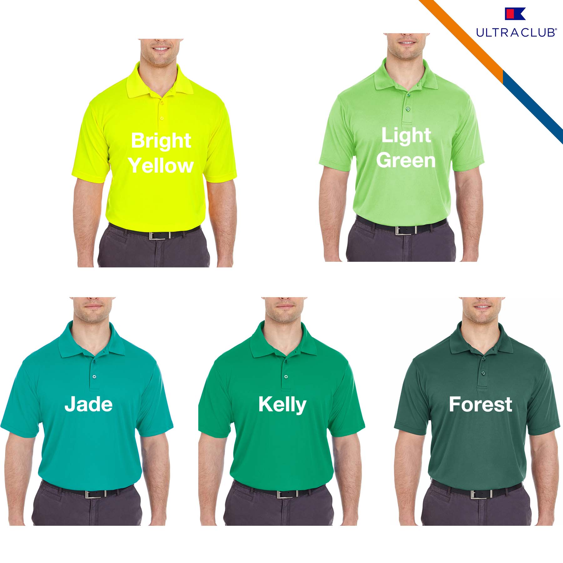 Ultra Club® Men's Cool & Dry Polo Shirt 6