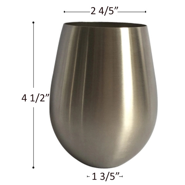 Vino Stemless Stainless Steel Wine Tumbler 1