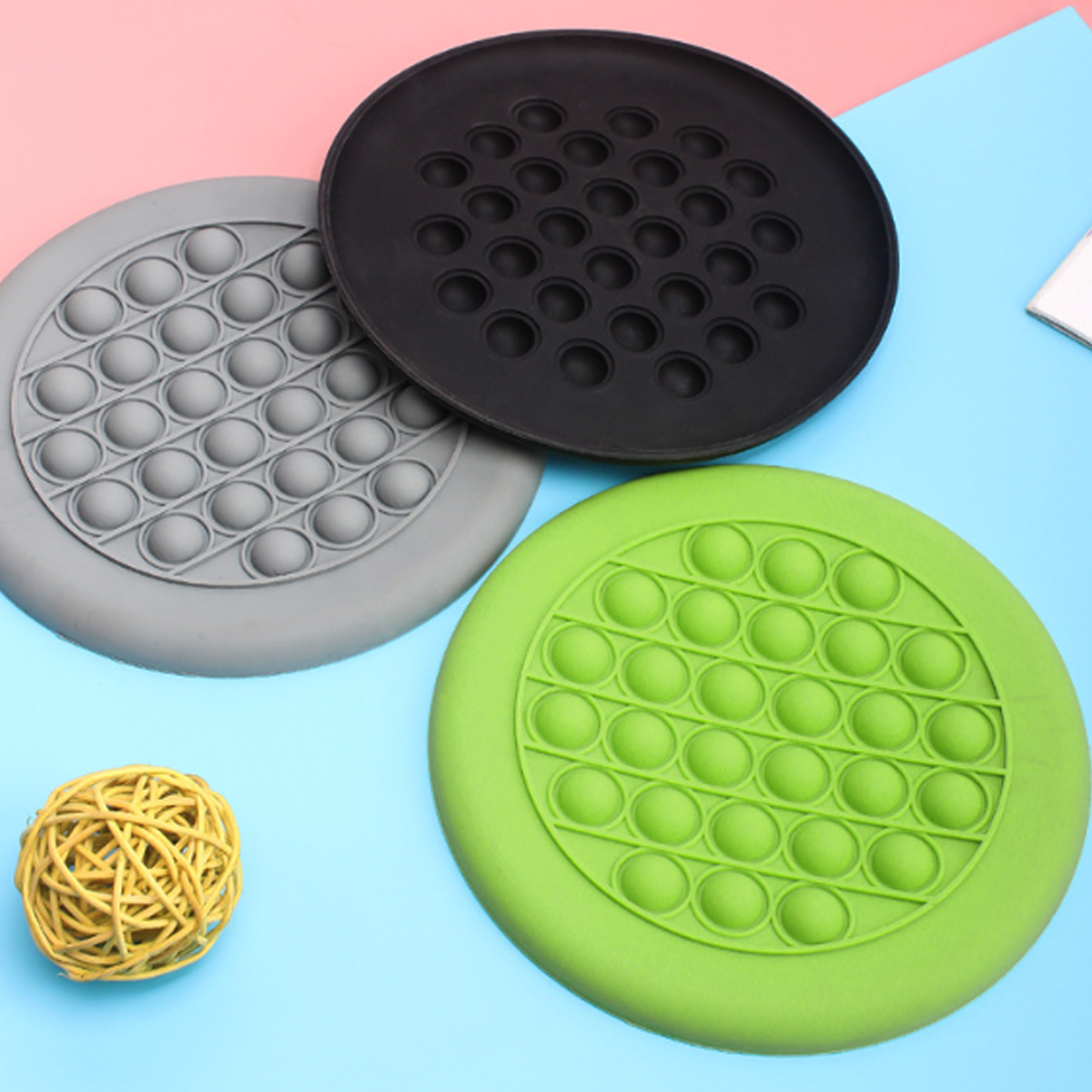 Round Pop Bubble Fidget Sensory Disc Toy 1