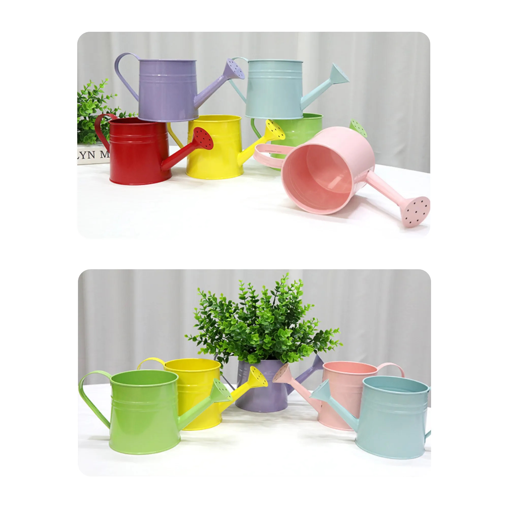 MOQ 50 PCS Watering Can Flower Pot Ornament 2