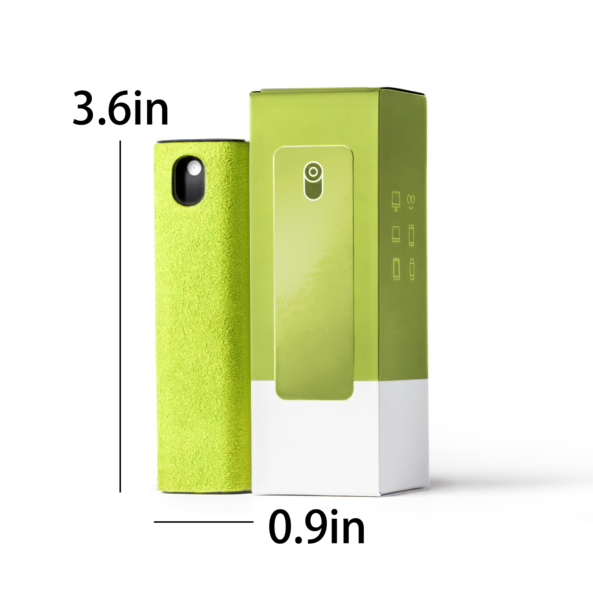 Portable Cleaning Spray Bottle with Microfiber Cloth for Electronics 4