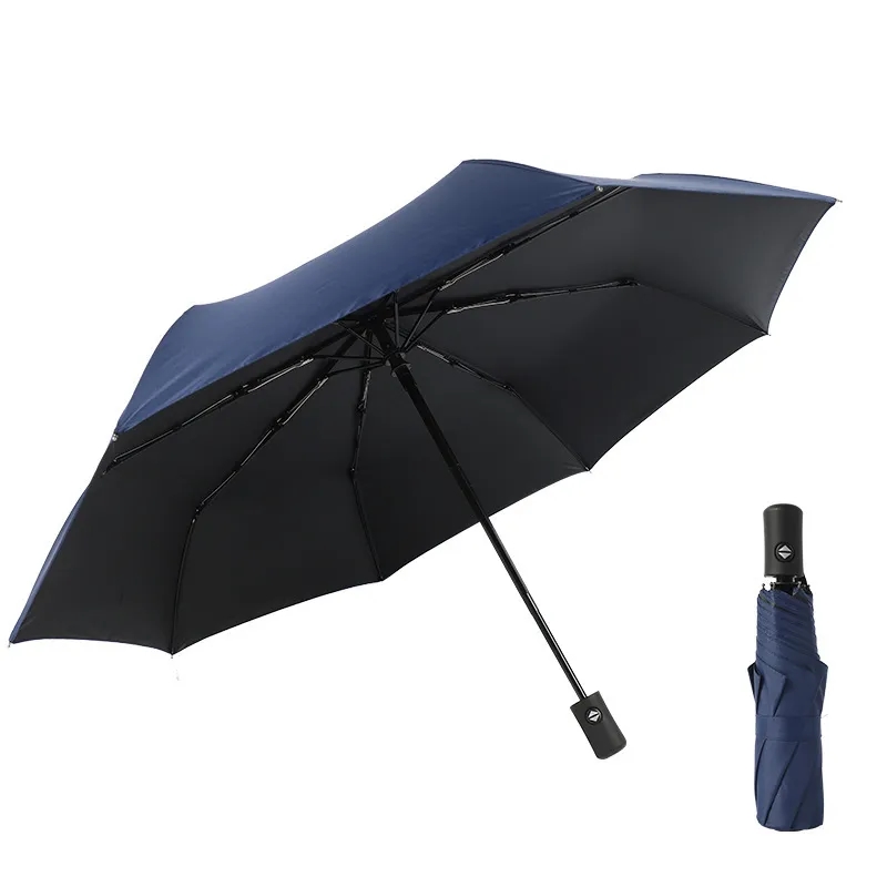 Fully automatic eight-bone three-fold umbrella 2