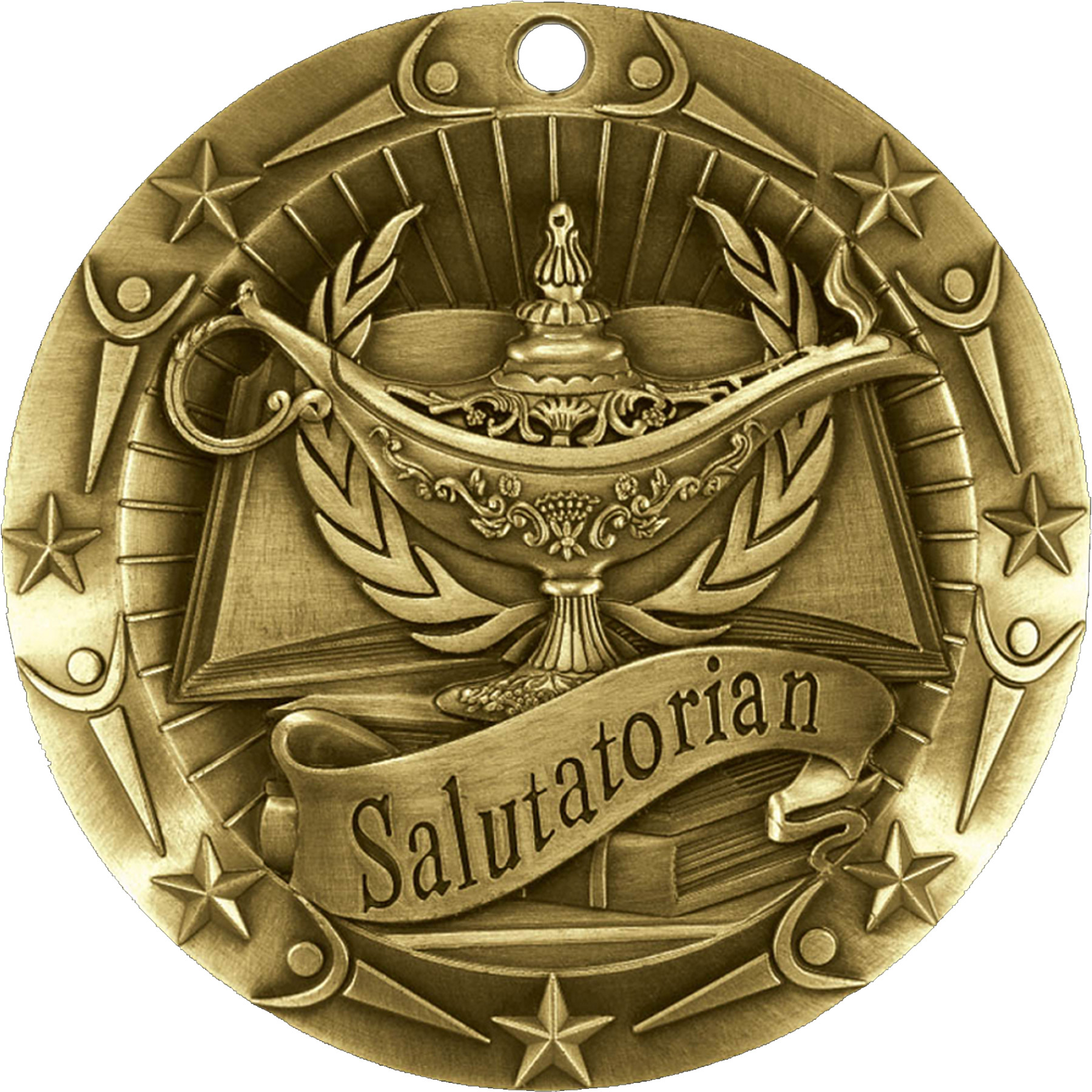 Stock World Class Sports & Academic Medals: Salutatorian 4