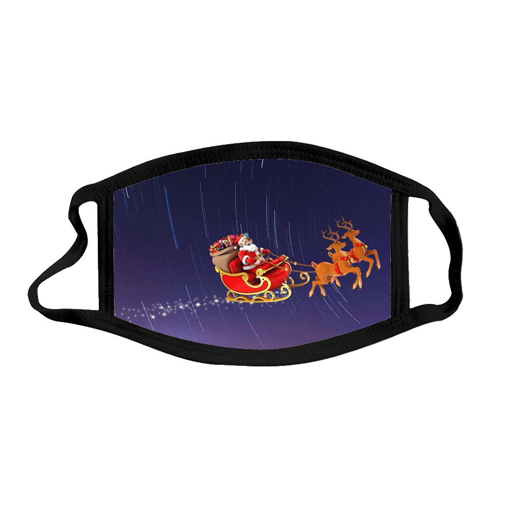 Christmas Polyester Face Mask Full Color 4