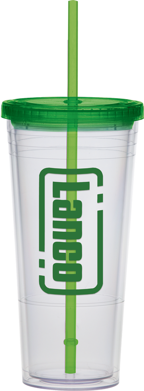 Extra Large Carnival Cup-Color Straw and Lid 21