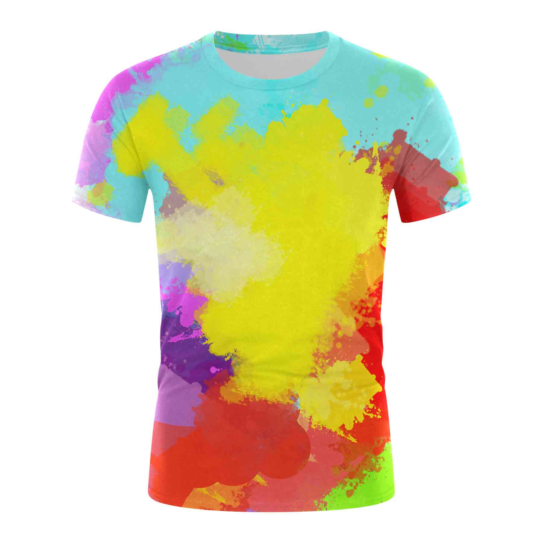 Sublimation Full Color Short Sleeve Tee Shirt 3