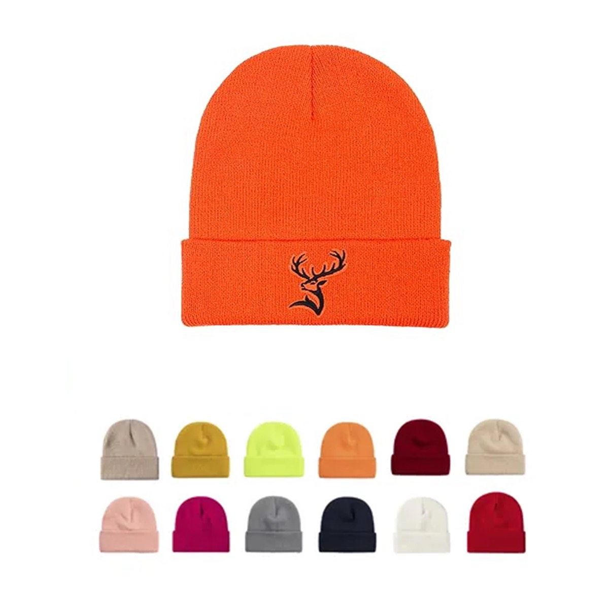 MOQ30 Unisex Knitted Cuff Beanie 2