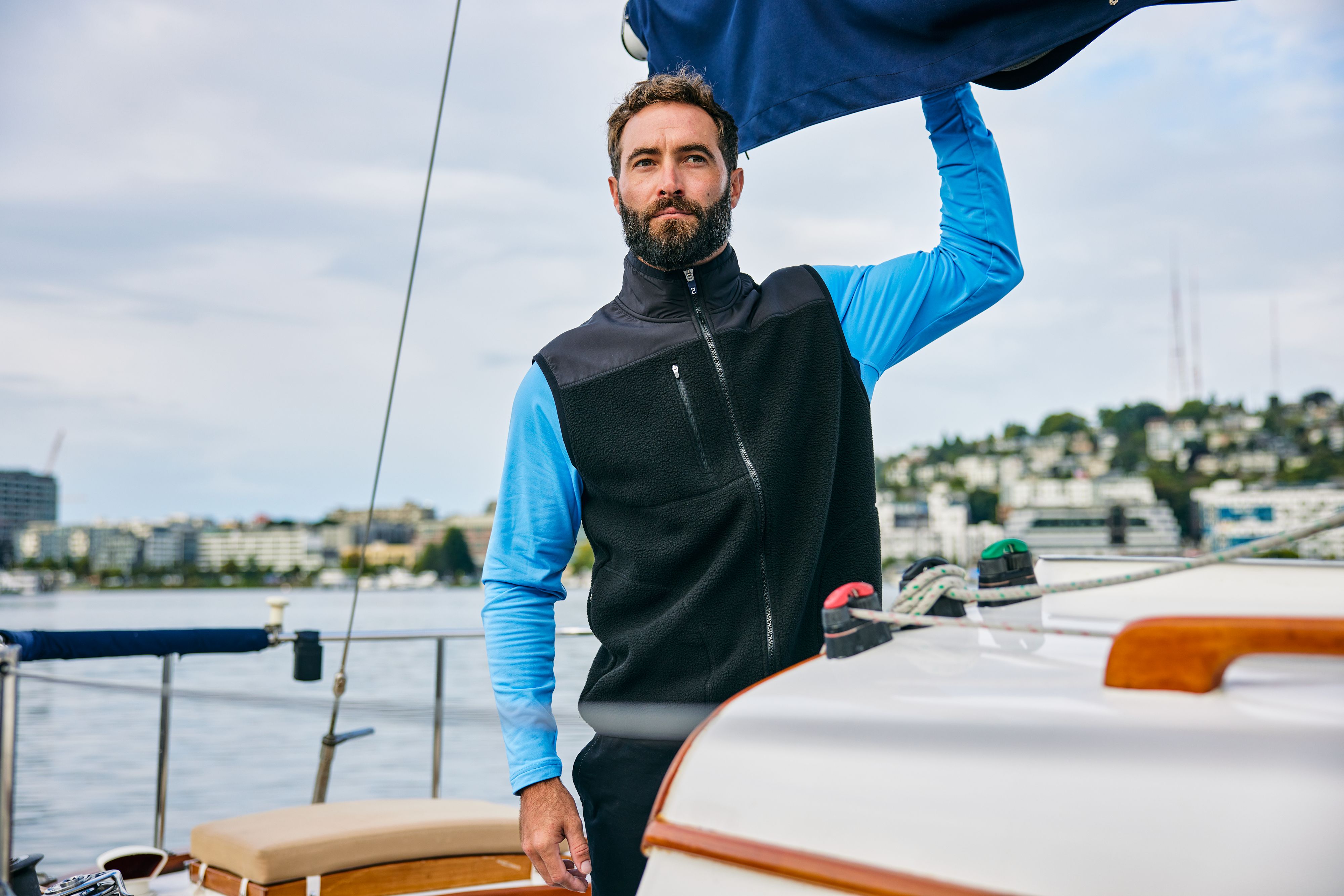 Cascade Eco Fleece Mens Vest