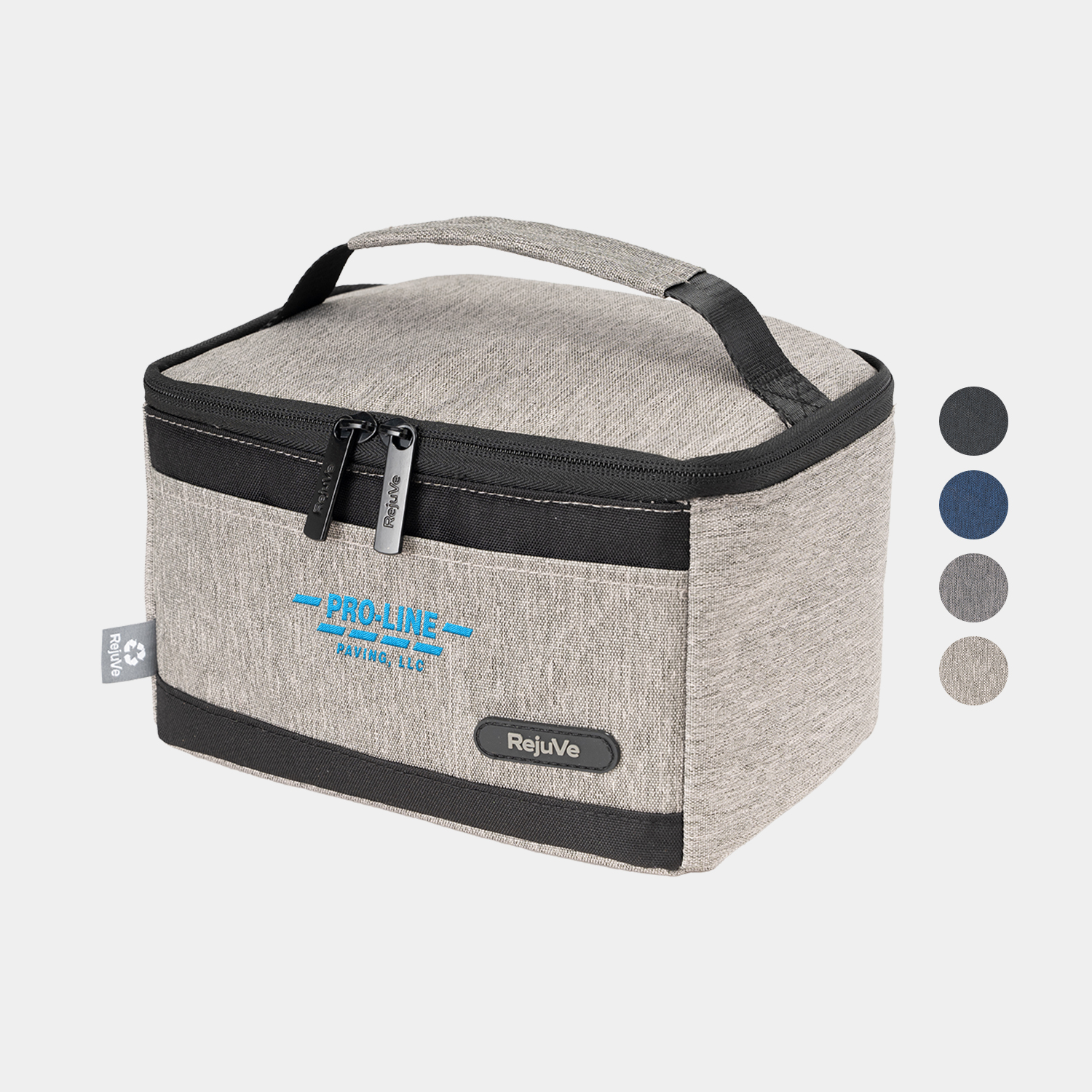 6-Can RejuVe® MILANO Recycled Heather Soft Pack Insulated Cooler Bag 2