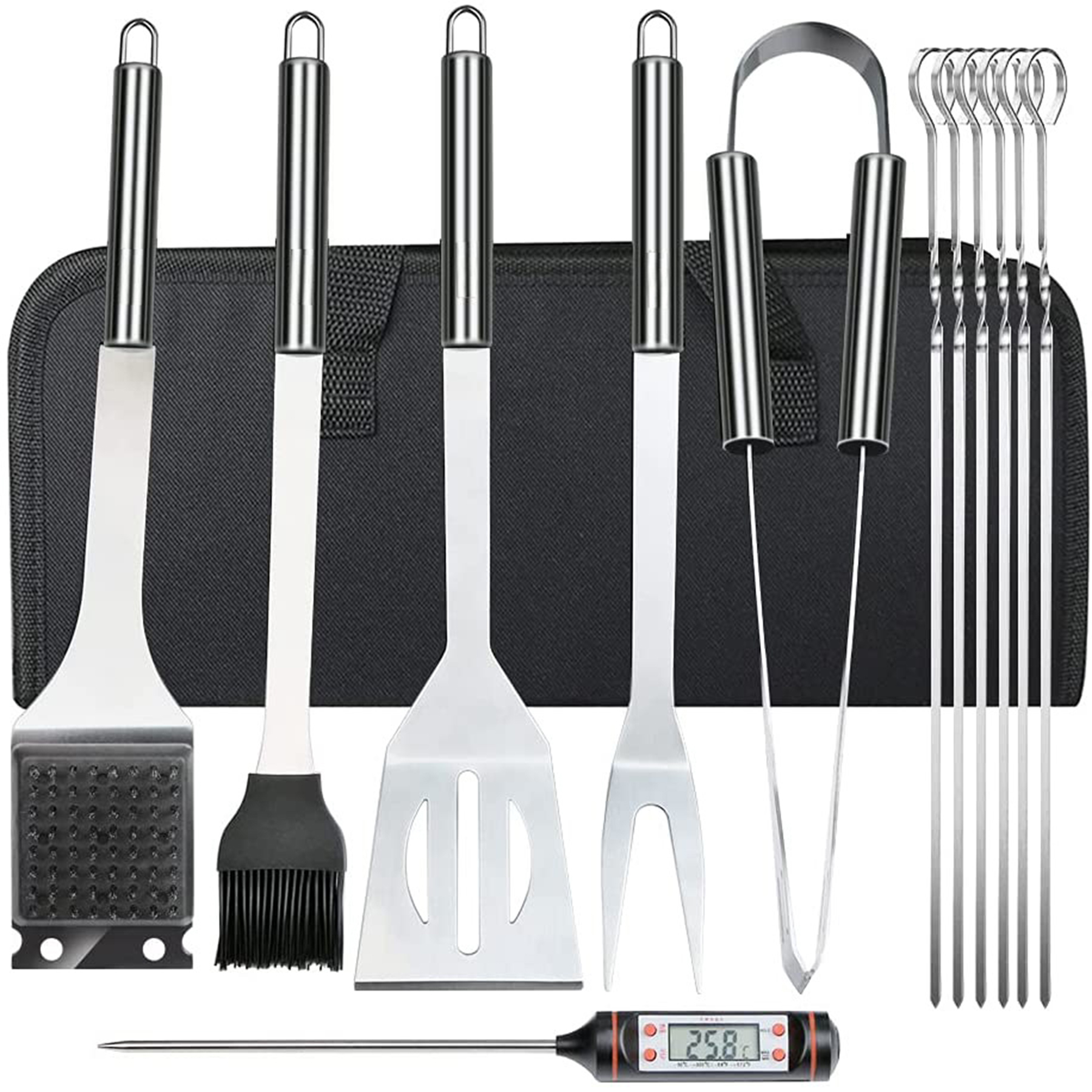 12 Pieces Camping BBQ Tool Set 2