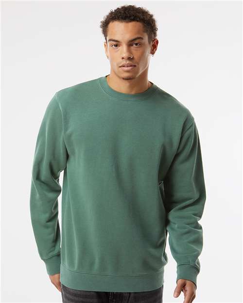 Unisex Midweight Pigment-Dyed Crewneck Sweatshirt - PRM3500 115
