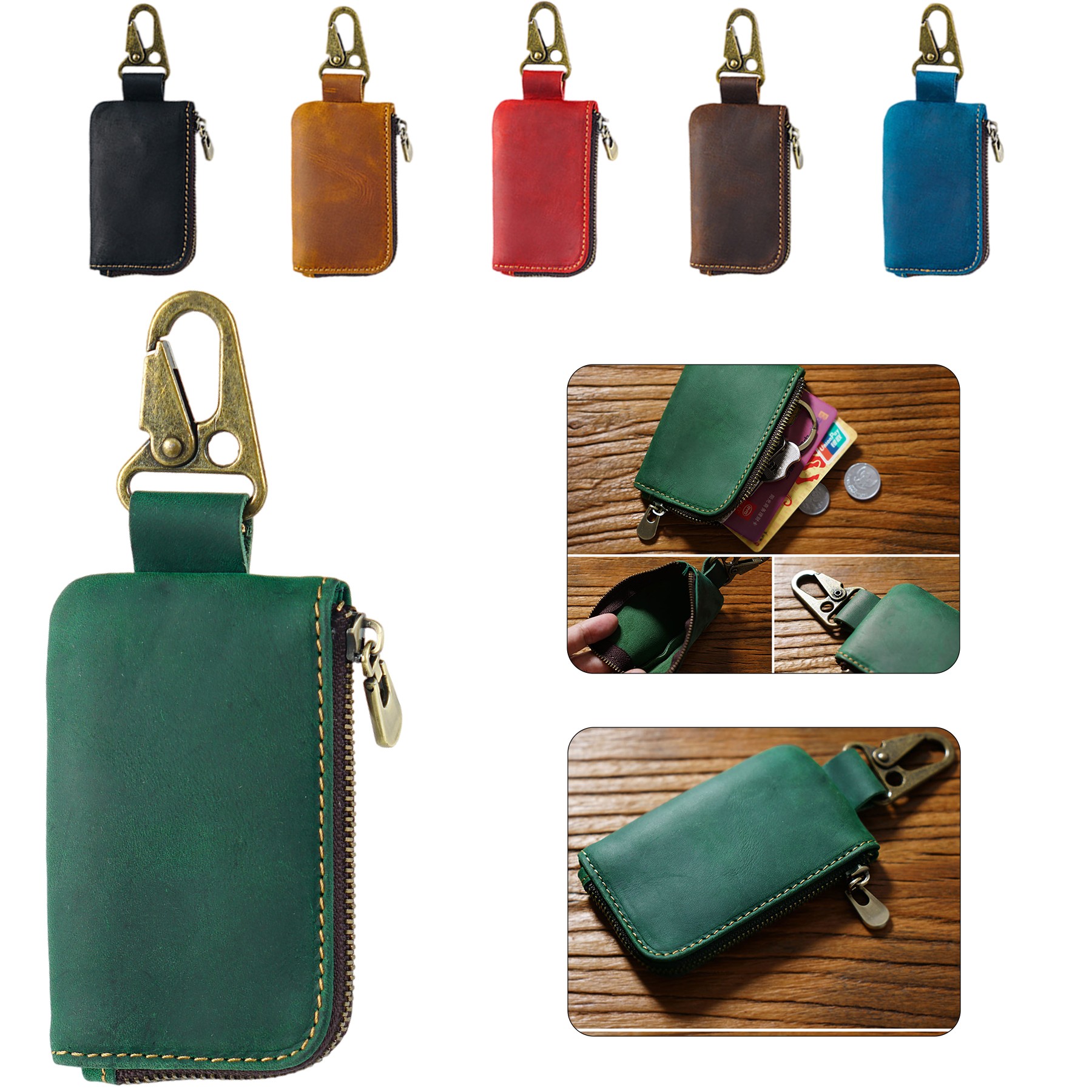 Cowhide Key Case 4