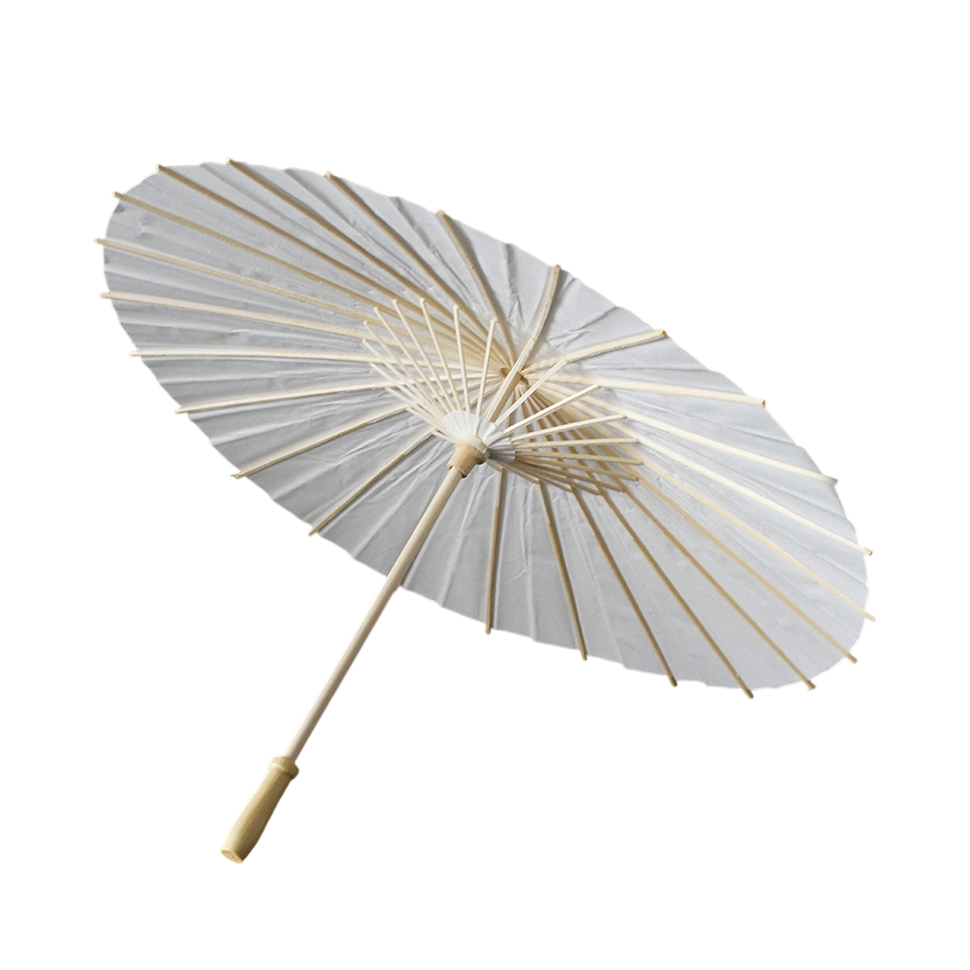 Paper Decorative Umbrella with Bamboo Handle for Custom Branding 2