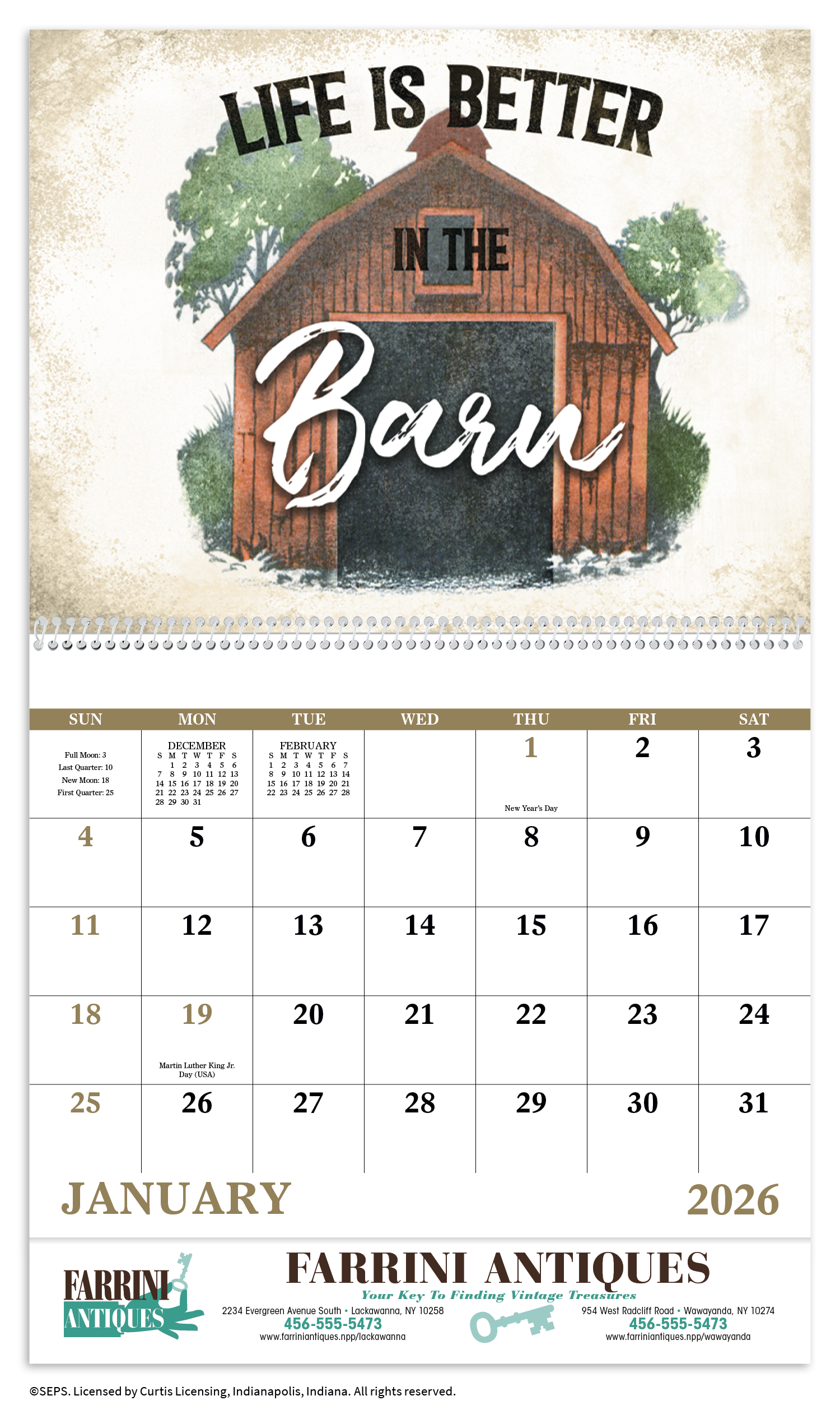Good Value™ Country Days - Spiral Calendar 53