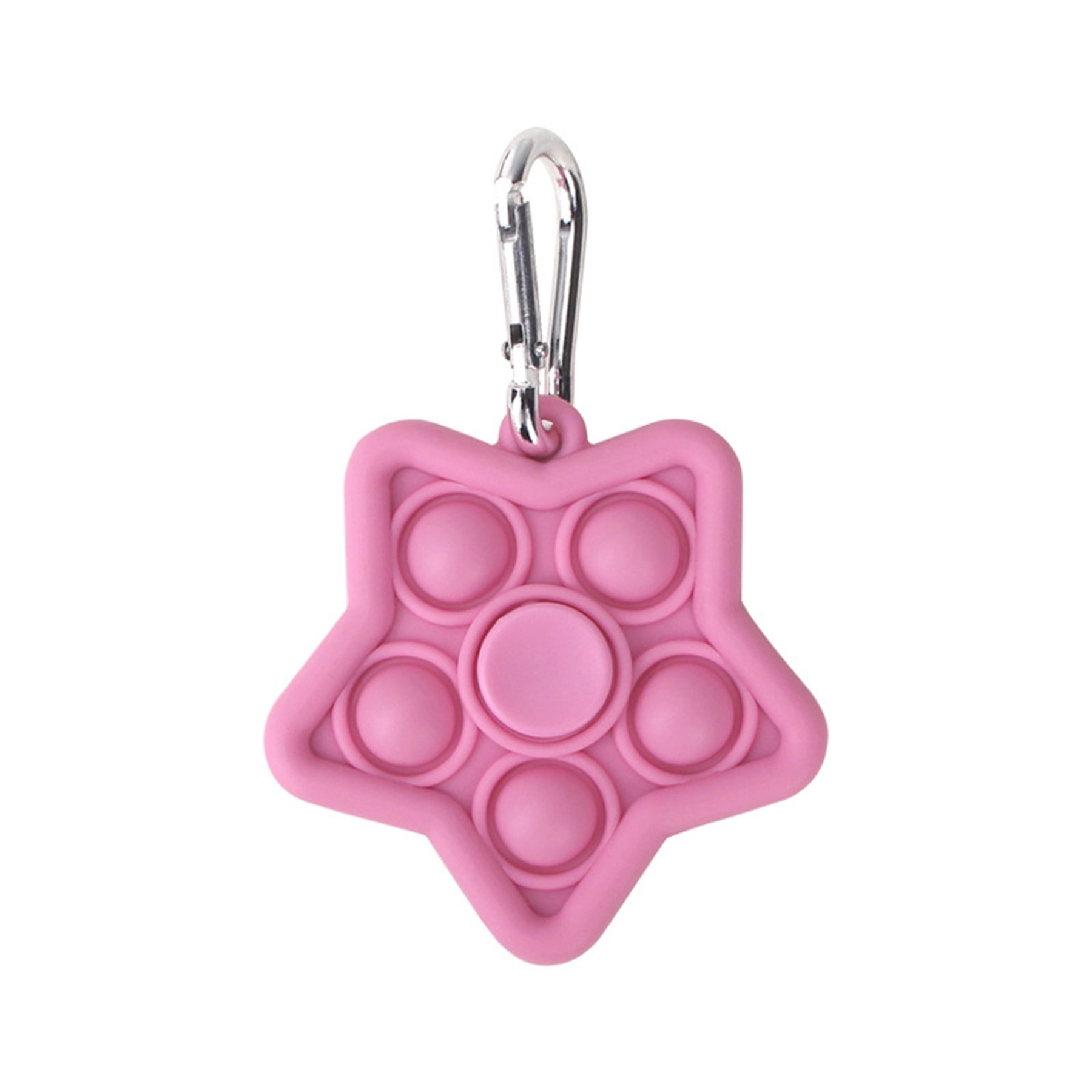 Multi Color Star Shape Push Bubble Fidget Spinner 12