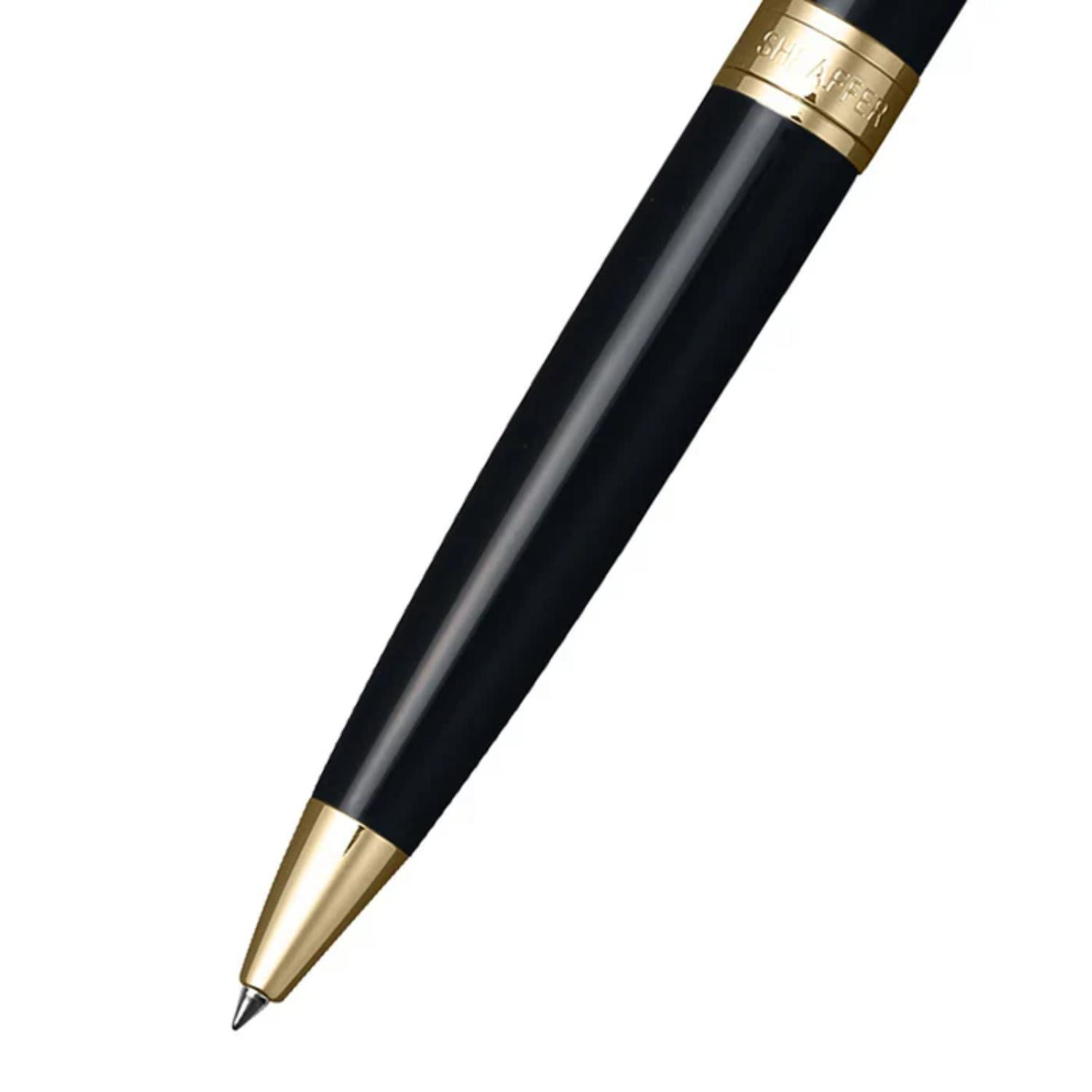 SHEAFFER® 300 Glossy with Gold Trim Executive Ballpoint Pen w/ Gift Box 1