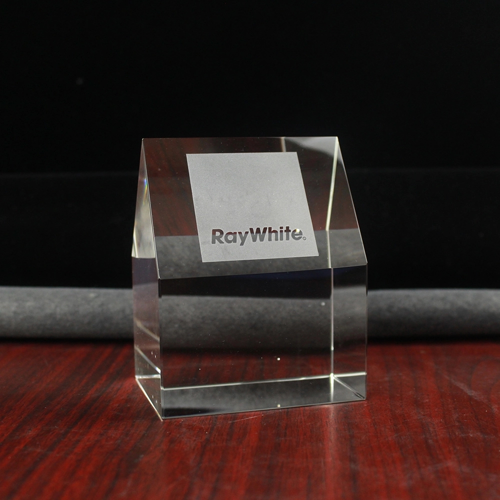 Crystal House Paperweight 6