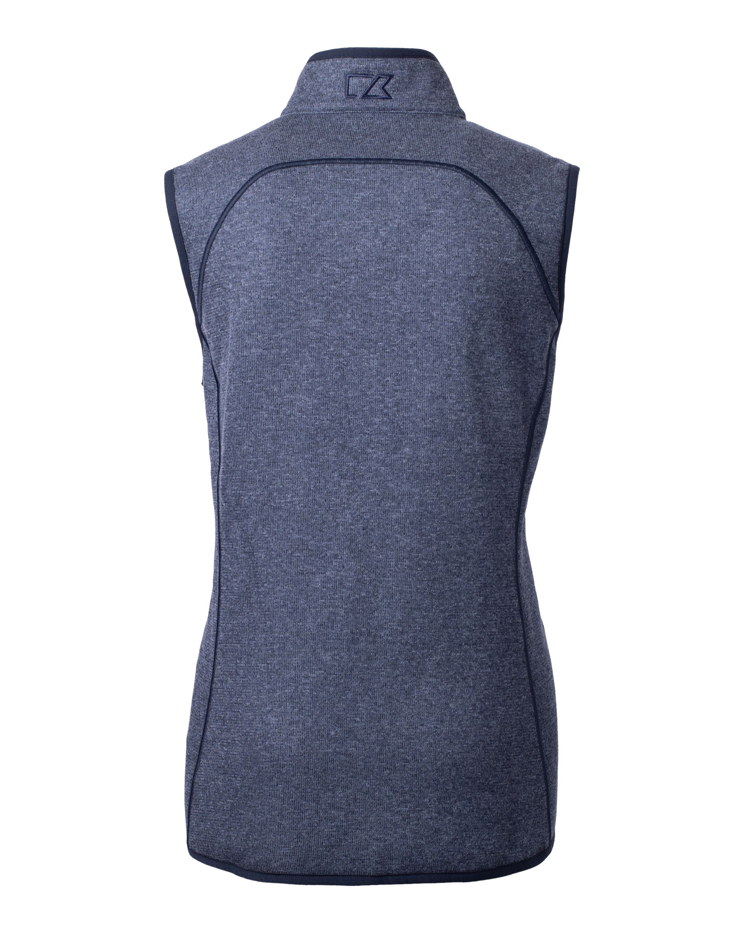 Cutter & Buck Mainsail Sweater-Knit Womens Full Zip Vest 35