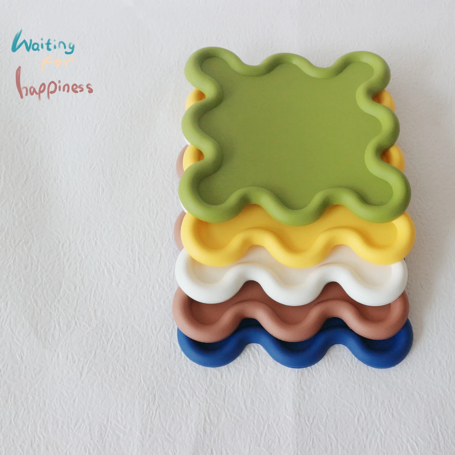 PVC Shaped Soft Rubber Anti Slip Coaster 3